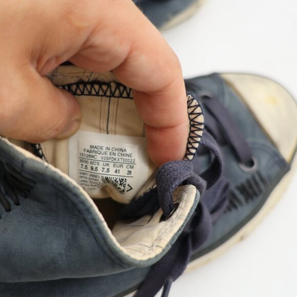 Converse x John Varvatos Chuck Taylor All Star Men's 7.5 Women 9.5 Hi Top Shoes - Picture 3 of 11